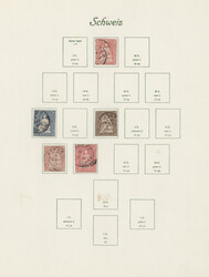 1854-2012: Feine, gestempelte Sammlung in zwei Vordruckalben, ab 5 ...