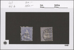 1862-81 'Sitzende Helvetia': Partie mit 11 gestempelten Marken und 9 ...