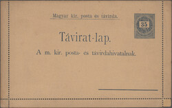 1872/1914, TELEGRAM, assortment of nine entires, incl. complete ...