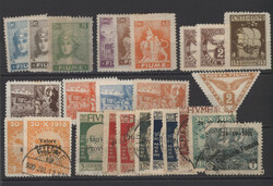 1860/1930 (ca.) Italy, Fiume, Vatican - small lot on stockcards Fiume ...