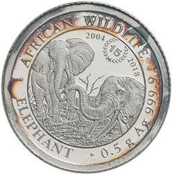 Set America Willife Special Edition 2018; Motiv Elefant, 5 Shillings ...