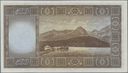 500 Korun ND (1945) 3 small holes, P. 64s, UNC, added 5 more notes ...