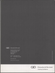 Test Note in big folder of Giesecke and Devrient 2008 with Portrait ...