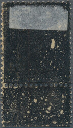 1908 PROOF of provisional 2a. on 24a. with sheet margin at top, ...