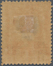 1926 'King Vajiravudh' 50s. black & ochre-brown, PERF 12½, mint with ...