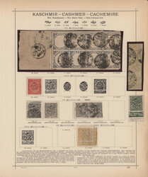 1865/1940 (ca.), Feudatory and Convention states, used and unused ...