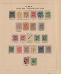 1884/1919, unused and used collection on Schaubek pages, well sorted ...