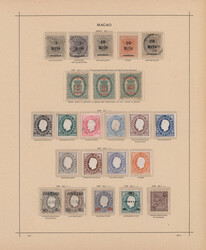 1884/1919, unused and used collection on Schaubek pages, well sorted ...