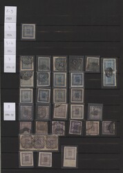 1886-1918 Collection of about 300 stamps of the classic period, ...