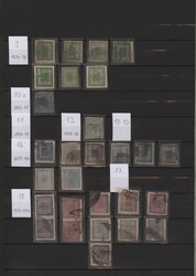 1886-1918 Collection of about 300 stamps of the classic period, ...