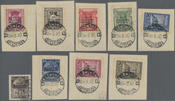 1930, Definitives overprinted with "XXI Congresso Idrologico", 5 c - ...