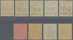 1920, Kleiner Innendienst, komplette Serie postfrisch, 2 Pfg. winzig ...