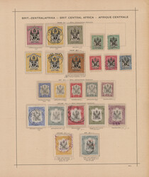 1891/1935, British Central Africa+Nyasa, used and unused collection ...