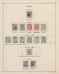 1873/1938, used collection on album pages from early issues, 1923 2 ...