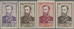 1951, Birth Centenary of Pierre Savorgnan de Brazza, group of ...