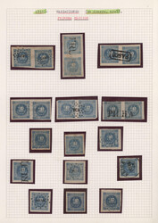 1853/1966, comprehensive used and unused collection arranged on album ...