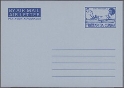 1950 from ca., accumulation of many hundreds of AEROGRAMMES worldwide ...
