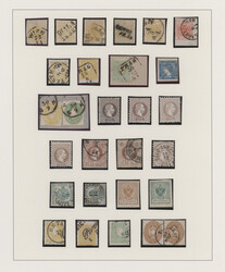 1850/1890, gebrauchte und ungebrauchte Sammlung von 28 Marken incl. ...