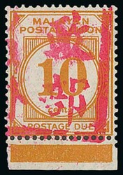 3645: Japón Ocupación II. WK Malaya Malacca - Postage due stamps