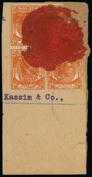 3655: Japan Besetzung II. WK Malaya Penang - Stempelmarken