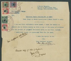 Malaya. Revenue Stamps. Penang - Documents. 1942 (14 Aug.) Indenture ...