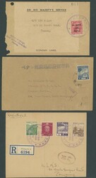 Malaya. Covers and Cancellations. Penang. 1942-45 envelopes (6, four ...
