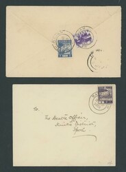 Malaya. Covers and Cancellations. Perak. 1942-44 envelopes (4) and a ...