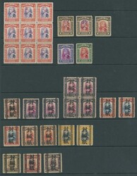 Sarawak. Revenue Stamps. A mint range comprising 4c. with black ...