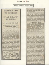 Tibet. Mount Everest Flights. The Houston Mount Everest Expedition. ...