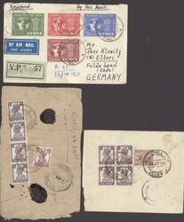 Tibet. British Indian Post Offices. Gyantse. 1935-54 a group of ...