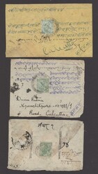 Tibet. 1912 The First Issue. Covers. 1917-21 a group of envelopes ...