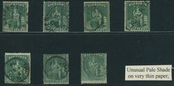 Barbados. 1874 "Britannia" ½d. and 1d. used selection (18), ...
