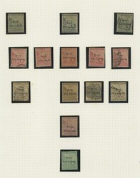 Bechuanaland. 1885-93 mint and used collection on album leaves, ...