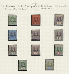 2525: フィジー - Plate number set