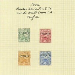 Grenada. A range overprinted or perforated "specimen", including 1887 ...