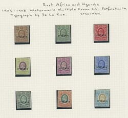 Kenya, Uganda and Tanganyika. A range of sets overprinted or ...