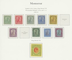 Montserrat. 1903-35 mint collection, including 1903 set to 2/-, ...
