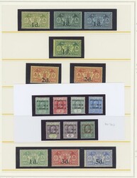 New Hebrides. 1910-1953 mint collection, including 1911 set ...