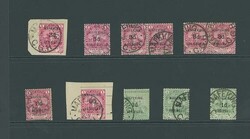 South Africa. Mafeking. 1900 Mafeking Besieged overprints used group ...