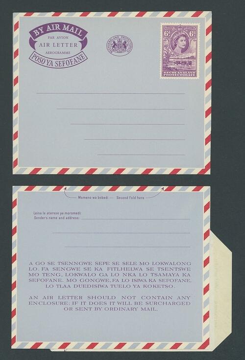 Bechuanaland. Postal Stationery. A KGVI and QEII group of unused ...