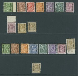 Bechuanaland. Bechuanaland Protectorate. 1913-24. A mainly mint group ...