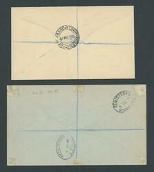 Bechuanaland. Covers and Cancellations. 1919-26 pair of covers ...