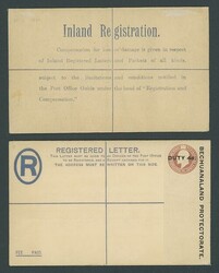 1885: Betschuanaland - Ganzsachen