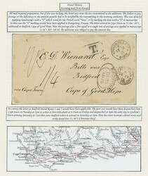 Cape of Good Hope. Covers and Cancellations. 1861-1910 group of ...