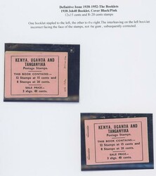 4850: Kenia Uganda e Tanganika - Stamp booklets
