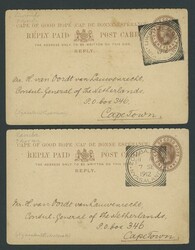 Nyasaland. Covers and Cancellations. The following nine lots comprise ...