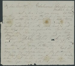 Rhodesia. Postal History. Frank 'Matabele' Thompson. 1888 (Oct.) pair ...