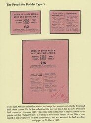 South Africa. 1913-24 King's Head Issue. Booklets. 1919 (23 Mar.) ...