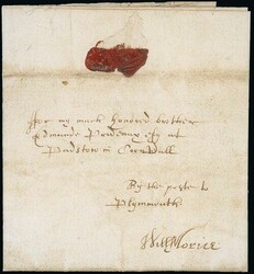 Great Britain. Postal History. Secretary of State Free Frank. 1661 ...