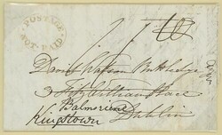 Great Britain. Postal History. 1834 (30 July), entire letter from ...
